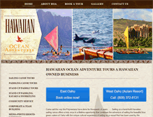 Tablet Screenshot of hawaiianoceanadventures.com